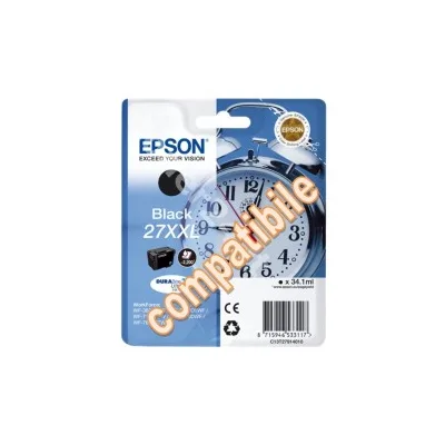 CARTUCCIA COMPATIBILE EPSON 27XXL T27XXL T2791 XXL NERO WF 7610 C13T27914012