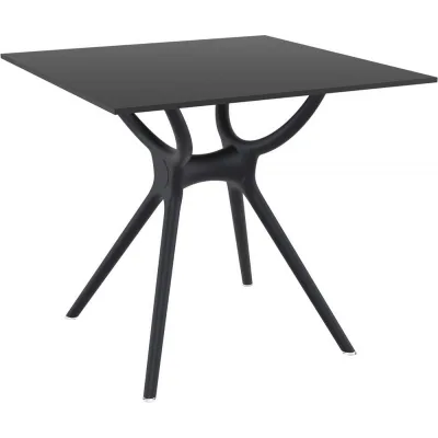 Siesta Tavolo Fisso Hi-Tech Air Table 80 art. 700 con struttura in plastica e piano in laminato compatto HPL da 80x80 cm