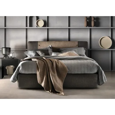 Samoa Letto alla francese BUTTON COMPATTO imbottito con o senza contenitore da 170x210/220 cm - IN PROMOZIONE FINO AL 6/07