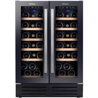 PRONTA CONSEGNA - Candy Cantinetta vino a due zone a incasso 34901209 CCVB 60D/1 da 60 cm
