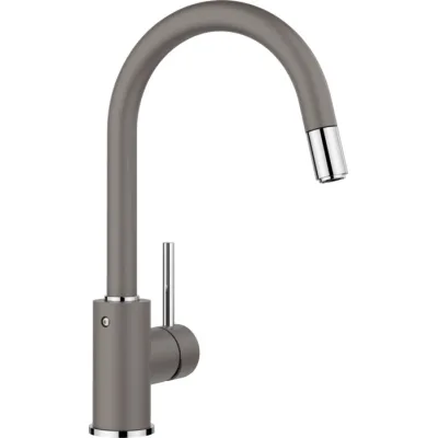 Blanco Miscelatore monocomando con doccetta estraibile MIDA-S 1526967 finitura grigio vulcano