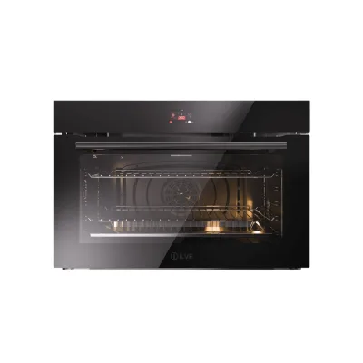 Ilve Forno elettrico da incasso Professional Plus OV91GT31 in vetro temperato nero da 90 cm - IN PROMOZIONE FINO AL 6/07