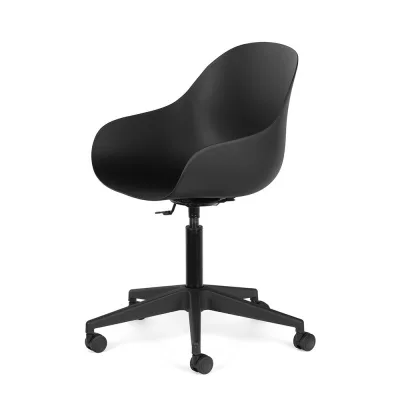 Connubia Sedia Home Office girevole Academy CB2342 con struttura in nylon e seduta in polipropilene - Con braccioli