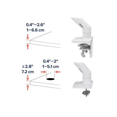 ERGOTRON HX DESK ARM WITH HD PIVOT WHITE 45-647-216