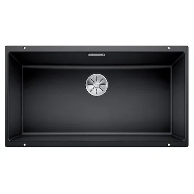 PRONTA CONSEGNA - Blanco | Lavello una vasca SUBLINE 800-U 1523141 finitura antracite da 83x46 cm - Sottotop