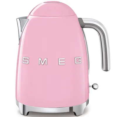 PRONTA CONSEGNA - Smeg Bollitore elettrico KLF03PKEU finitura rosa con logo Smeg 3D