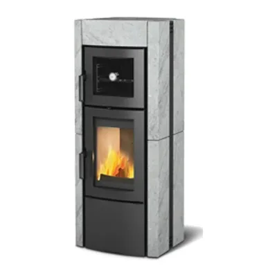 La Nordica Stufa a legna con forno ESTER FORNO 5.0 3000711 finitura vulcan