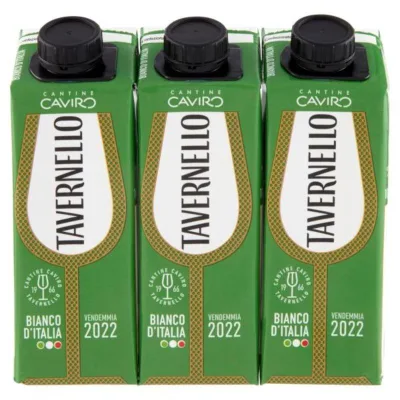 Tavernello vino bianco d'Italia brick ml.250x3