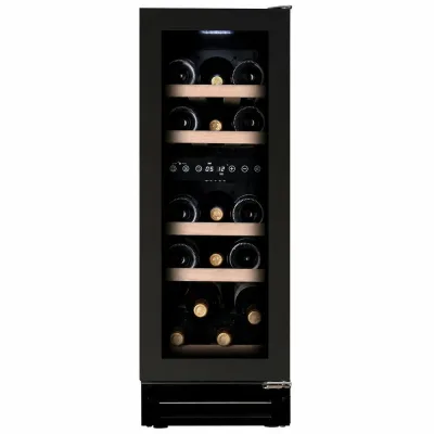 Dunavox Cantina vino a incasso o libera installazione FLOW-17H DAUF-17.58DBH finitura nero da 30 cm