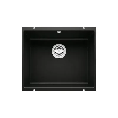 Blanco | Lavello a una vasca ROTAN 500-U 1526098 finitura nero da 53 cm - Sottotop