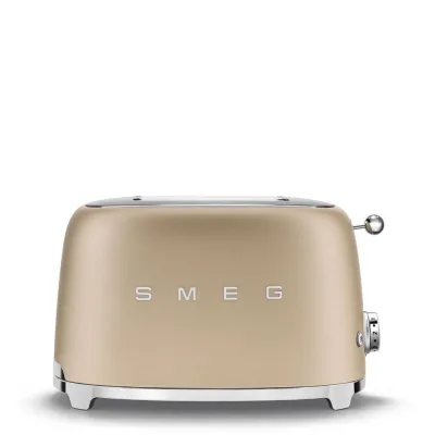 Smeg Tostapane 2x2 TSF01CHMEU finitura champagne - PROMOZIONE ATTIVA FINO AL 19/10