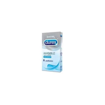 DUREX INVISIBLE 6 PEZZI