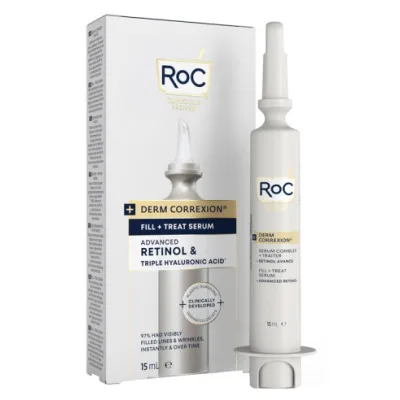 ROC DERM CORREXION FILL + TREAT SIERO VISO RETINOLO E ACIDO IALURONICO 15ML
