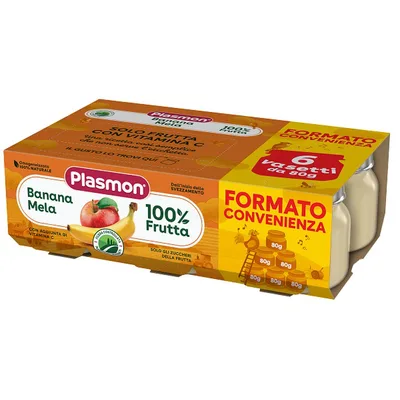 Omo Pl.banana/mela 6x80g