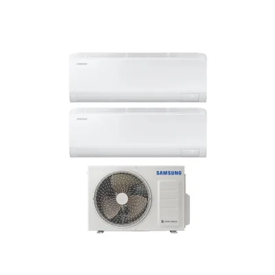 Climatizzatore Condizionatore Samsung Dual Split Inverter Serie CEBU S2 7000+7000 Con AJ040TXJ2KG R-32 7+7 Wi-Fi Incluso A+++/A++