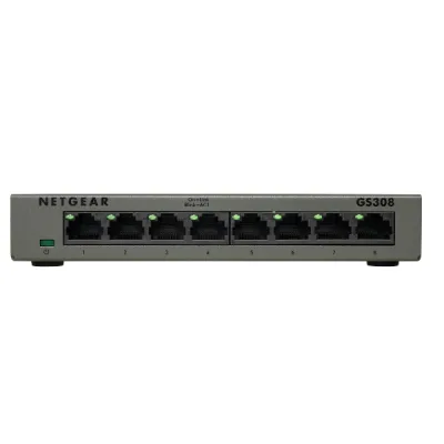 NETGEAR GS308 Switch Unmanaged 8 porte Gigabit, Garanzia 3 anni GS308-300PES