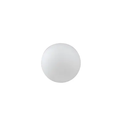 Lampada solare sfera LED per esterni bianca, galleggiante e ricaricabile, RGB + luce naturale, 1 LED 1.5W, 40x40cm