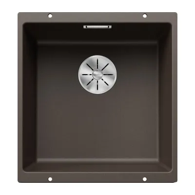 PRONTA CONSEGNA - Blanco | Lavello una vasca SUBLINE 400-U 1518563 finitura caffè da 43x46 cm - Sottotop