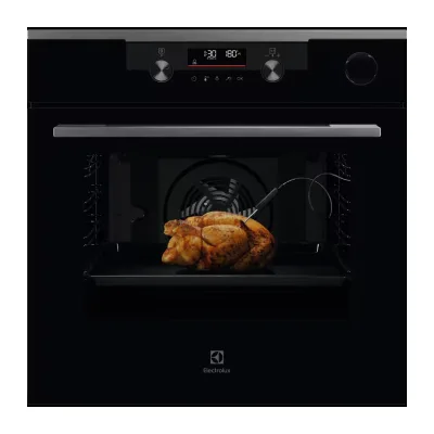 PRONTA CONSEGNA - Electrolux | Forno a vapore pirolitico da incasso KOCDP67H finitura inox/nero da 60 cm