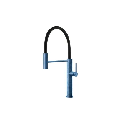 Foster Miscelatore monocomando con canna girevole e snodabile 8424 851 finitura acciaio PVD sunset - IN PROMOZIONE FINO AL 30/06
