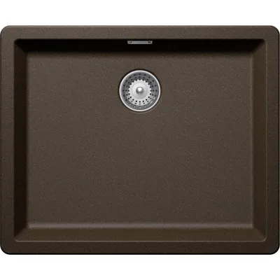 Schock Lavello una vasca GALAXY N100L GALN100LA87 finitura bronze da 55.6x45.6 cm