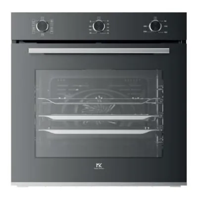 Master Kitchen Forno multifunzione da incasso OMK 8K3 SP BK finitura vetro nero da 60 cm