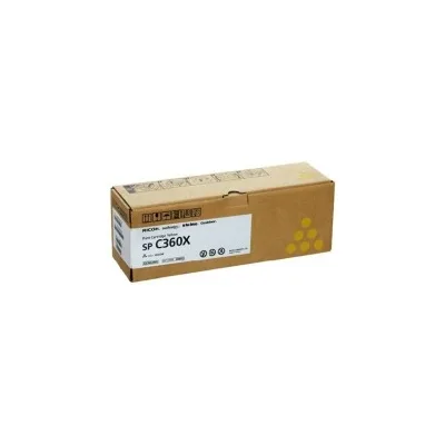 TONER ORIGINALE RICOH LANIER AFICIO SP C360X SP C361 GIALLO 408253