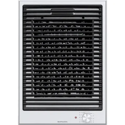 Barazza Piastra domino barbecue THALAS 1PTIBQ finitura inox AISI 316 satinato da 37 cm