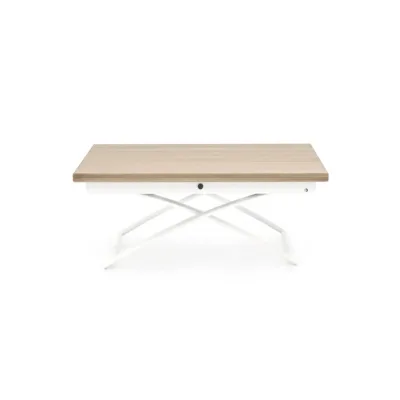 Connubia Tavolo trasformabile Magic-J CB5041-A con struttura in metallo e piano in nobilitato da 115x75(150) cm