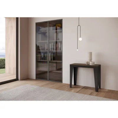 Itamoby Consolle allungabile Flame Evolution in nobilitato e talaio in ferro da 90x40(300) cm