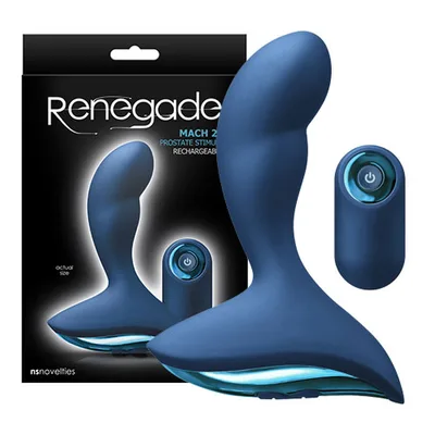 Renegade Mach 2 Stimolatore Prostatico Blue telecomando