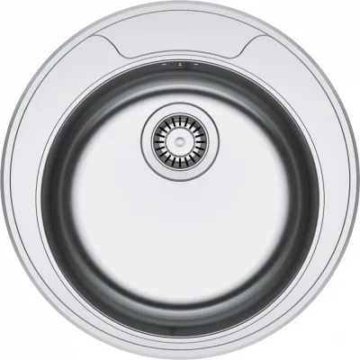 PRONTA CONSEGNA - Franke Lavello una vasca Rotondo Incasso ROX 610-39 101.0714.034 finitura inox satinato da Ø51 cm