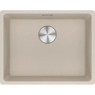 Franke: Lavello una vasca Vasche Sottotop Maris MRG 110-52 125.0686.720 finitura fragranite sahara da 55.3x43.3 cm