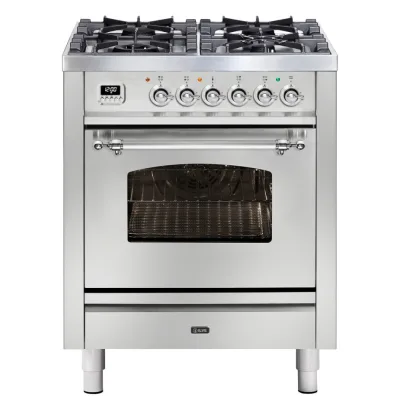Ilve Cucina P07N da incasso Nostalgie P07DNE3 piano cottura 4 fuochi con dual da 70 cm - IN PROMOZIONE FINO AL 6/07