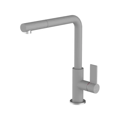 Barazza Miscelatore monocomando con doccia estraibile SOUL DOCCIA 1RUBSODG finitura grigio - IN PROMOZIONE FINO AL 6/07