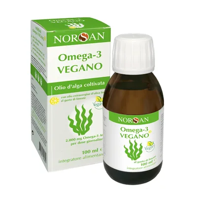 Norsan Omega 3 Vegano 100 ml al Gusto di Limone