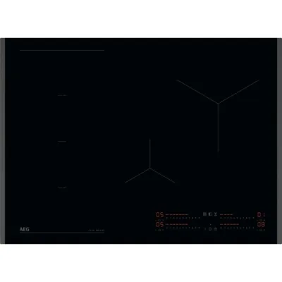 AEG Piano cottura a induzione NII 74F00 FB in vetroceramica nero da 71 cm