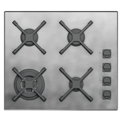 Barazza Piano cottura a gas UNIQUE 1PUN64 finitura inox vintage da 59 cm - IN PROMOZIONE FINO AL 6/07