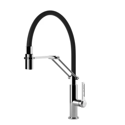 Gessi Miscelatore semi pro monocomando con doccetta estraibile Officine - Gessi 60055 031 finitura cromato - IN PROMOZIONE FINO AL 6/07