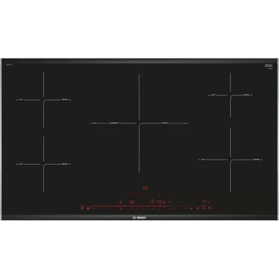 PRONTA CONSEGNA - Bosch - Piano cottura a induzione PIV975DC1E in vetroceramica nero da 90 cm - Serie 8