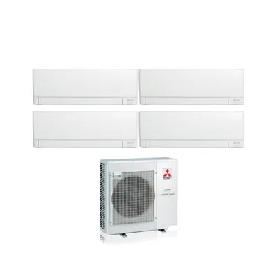 Climatizzatore Condizionatore MITSUBISHI ELECTRIC Linea Plus Quadri Split Serie MSZ-AY Inverter Da 9000+9000+9000+9000 Btu Con  MXZ-5F102VF WI-FI INTEGRATO R-32 9+9+9+9 A++/A++