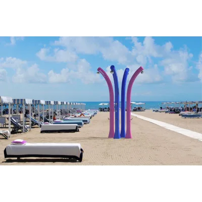 Arkema Doccia solare Happy Beach in polietilene in diverse finiture da h. 222 cm