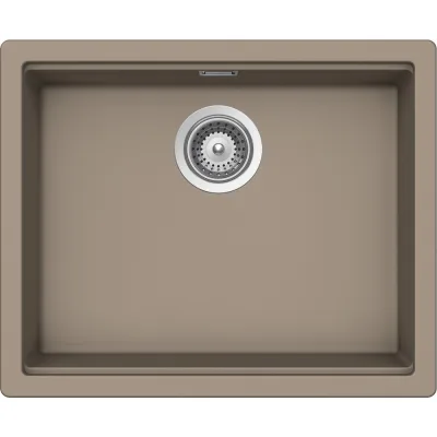Schock Lavello una vasca KIRUNA N100L KIRN100LA76 finitura tortora opaco da 55.6x45.6 cm