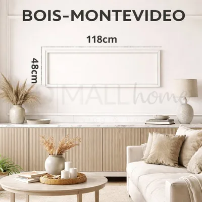 Kit Boiserie LEDMall Home Pronto da Montare con Bordi Pretagliati mod. MONTEVIDEO