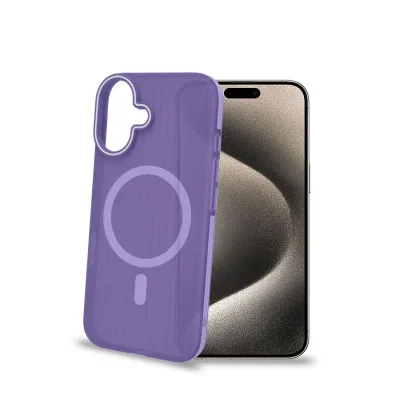 CELLY MAGSAFE SUIT COVER IPHONE 16 VIOLET MAGSUIT1078VL
