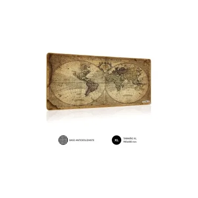 Subblim Tappetino da scrivania con mappa del mondo vintage Dimensioni 900x400x3mm