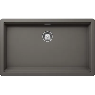 Schock Lavello una vasca GALAXY N100XLU GALN100XLU91 finitura silverstone da 72.4x43 cm