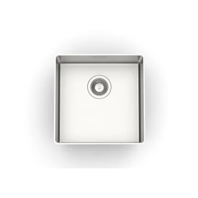 Foster Lavello una vasca 4340 051 finitura acciaio inox da 41.6x41.6 cm - IN PROMOZIONE FINO AL 30/06