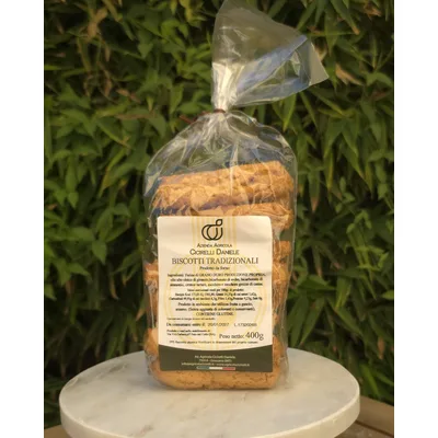 Biscotti Tradizionali Artigianali di Grano Duro Ricetta Contadina (400g)