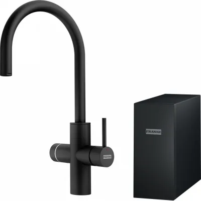 Franke: Miscelatore elettronico multifunzione Mythos Water Hub All In One 160.0731.752 finitura black matt